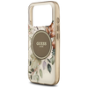 iPhone 17 Pro Max Guess IML Flower & Tonal Circle MagSafe (GUHMP17XHFWBDCEW) - Barna tok - 4. kép