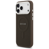 iPhone 17 Pro Max Guess - Hardcase Classic Logo MagSafe (GUHMP17XPSAREGSW) - Barna tok - 1. kép