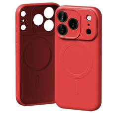 iPhone 17 Pro Mercury Semi-Silicone MagSafe tok Piros