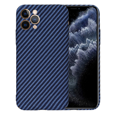 iPhone 11 Pro Techsuit - Carbonite FiberShell - Cyan tok