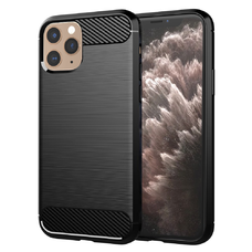Apple iPhone 11 Pro Techsuit - Carbon Silicone - Black tok