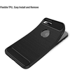 iPhone 7 Plus Carbon Silicone Techsuit - Fekete tok - 3. kép