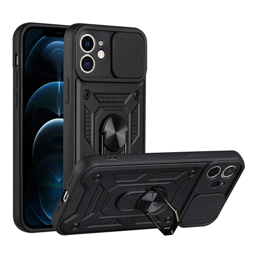 iPhone 11 Fekete Techsuit CamShield Series tok