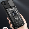 iPhone X / iPhone XS Fekete Techsuit CamShield Series tok - 3. kép