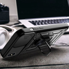 iPhone X / iPhone XS Fekete Techsuit CamShield Series tok - 4. kép