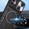 iPhone 12 / iPhone 12 Pro - Black Techsuit CamGuard Pro tok - 3. kép