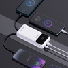 Dudao K15Pro Power Bank 20000mAh 22.5W PD USB-C / USB-A / Beépített Lightning és USB-C kábelek - Fehér - 1. kép