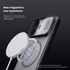 Apple iPhone 17 Átlátszó Fekete Nillkin CamShield PRO Magnetikus Tok - 1. kép