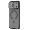 Apple iPhone 17 Pro Max Átlátszó Fekete Nillkin CamShield PRO Mágneses Kemény Tok magsafe - 0. kép