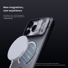 Apple iPhone 17 Pro Max Átlátszó Fekete Nillkin CamShield PRO Mágneses Kemény Tok magsafe - 1. kép