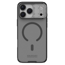 Apple iPhone 17 Pro Max Átlátszó Fekete Nillkin CamShield PRO Mágneses Kemény Tok magsafe