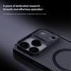 Apple iPhone 17 Pro Max Átlátszó Fekete Nillkin CamShield PRO Mágneses Kemény Tok magsafe - 2. kép