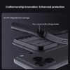 Apple iPhone 17 Pro Max Átlátszó Fekete Nillkin CamShield PRO Mágneses Kemény Tok magsafe - 4. kép