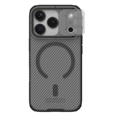 Apple iPhone 17 Pro Átlátszó Fekete Nillkin CamShield PRO Mágneses Kemény Tok