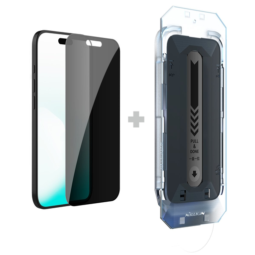 Apple iPhone 17 Air Nillkin 0.25 mm Guardian 2.5D üvegfólia Black (applikátorral)