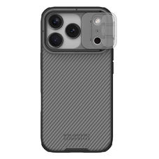 iPhone 17 Pro átlátszó fekete Nillkin CamShield PRO tok