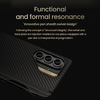 Samsung Galaxy Z Fold 7 fekete Nillkin Synthetic Fiber PRO mágneses tolltartós tok - 2. kép