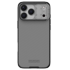 Apple iPhone 17 Pro Max átlátszó fekete Nillkin CamShield PRO tok