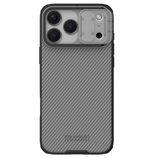Apple iPhone 17 Pro Max átlátszó fekete Nillkin CamShield PRO tok