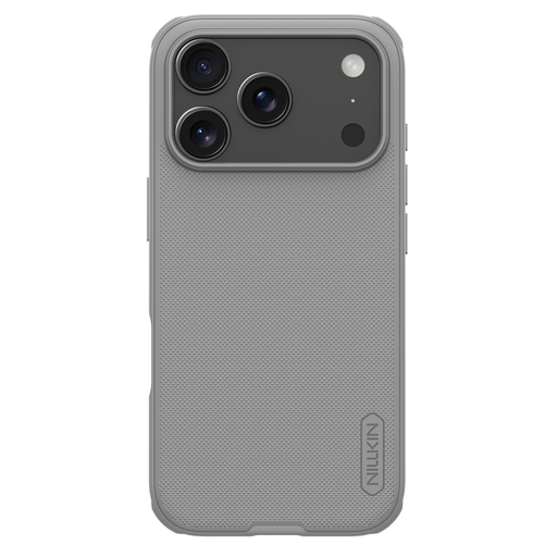 Apple iPhone 17 Pro Titanium Gray Nillkin Super Frosted PRO hátlap tok