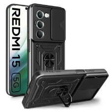 Xiaomi Redmi 15 4G/5G Camshield Pro fekete tok
