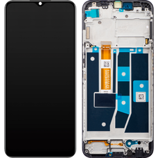 LCD kijelző modul az Oppo A16s / A16 készülékhez, fekete