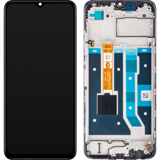 Oppo A17 LCD kijelzőmodul, fekete