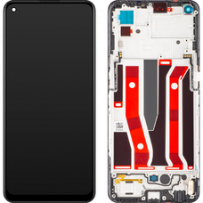 LCD Kijelzőmodul Oppo A94 5G / A95 5G / F19 Pro+ 5G / Reno5 Z, Fekete