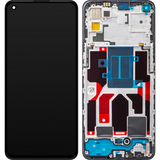 LCD kijelzőmodul Oppo K9 / Find X3 Lite / Reno5 5G-hez, fekete
