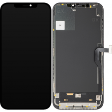 LCD kijelző modul GX Apple iPhone 12 Pro Max-hoz, OLED IC verzió, fekete