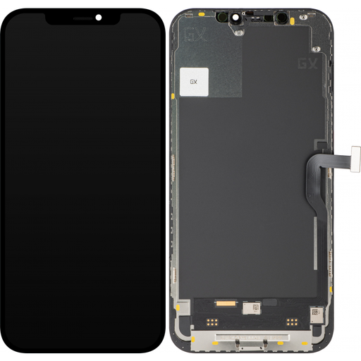 LCD kijelző modul GX Apple iPhone 12 Pro Max-hoz, OLED IC verzió, fekete