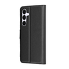 Samsung Galaxy S25 FE Fekete Techsuit - Leather Folio tok - 3. kép