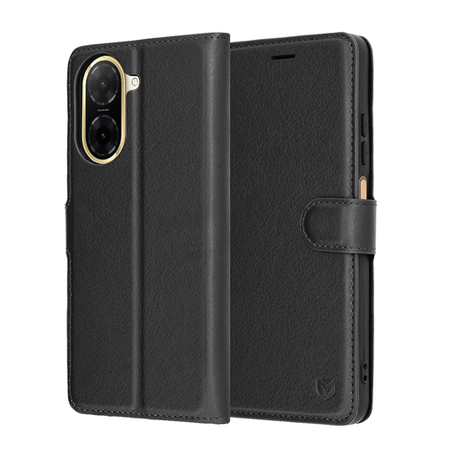 Xiaomi Redmi A5 4G Techsuit Leather Folio - Fekete (Standard) tok Xiaomi Redmi A5 4G Techsuit Leather Folio - Fekete (Standard) tok