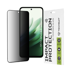 Xiaomi Redmi 15 4G / Redmi 15 5G Techsuit - 111D Privacy Full Glue - Fekete üvegfólia