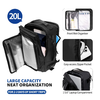 TECH-PROTECT DEFENDER S50 RYANAIR & WIZZAIR UTAZÓ LAPTOP KABIN HÁTITÁSKA 20L 40x20x25 FEKETE - 3. kép
