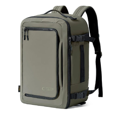 TECH-PROTECT DEFENDER S50 RYANAIR & WIZZAIR UTAZÁSI LAPTOP KABIN HÁTIZSÁK 20L 40x20x25 OLÍVAZÖLD