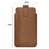 Univerzális 6.0-6.9 colos barna telefontok Tech-protect SM65 tok - 0. kép
