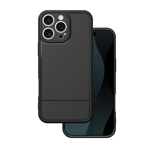 iPhone 16 Pro Max Simple Carbon fekete tok