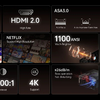 Wanbo X5 Pro (2025) Projektor, 140 hüvelyk, Full HD 1080P Android TV 11-el, BT 5.0, Fekete EU - 1. kép