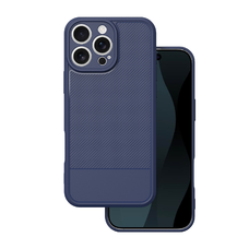 iPhone 16 Pro Max Simple Carbon kék tok