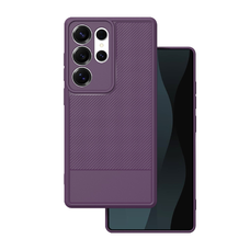 Galaxy S25 Ultra egyszerű szén tok ibolya