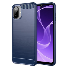 Samsung Galaxy A07 4G Kék Techsuit Carbon Silicone tok