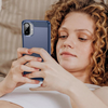 Samsung Galaxy A07 4G Kék Techsuit Carbon Silicone tok - 4. kép