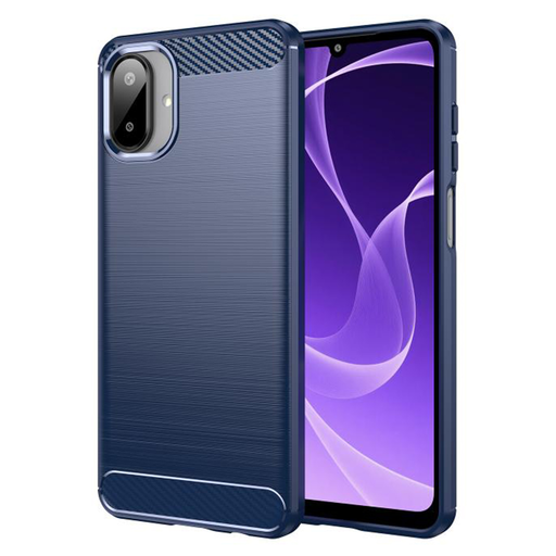 Samsung Galaxy A07 4G Kék Techsuit Carbon Silicone tok
