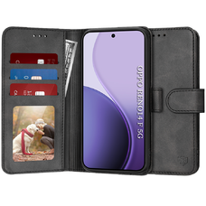 Oppo Reno14 F Fekete Techsuit Diary Book tok
