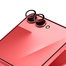 OBAL:ME Lencsevédő üvegfólia Samsung Galaxy Z Flip 7/FE Coralred