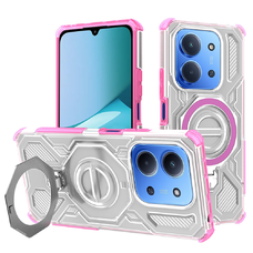 Xiaomi Redmi 15C 4G / Redmi 15C 5G Pink Átlátszó Techsuit - Carbon Shield PRO tok