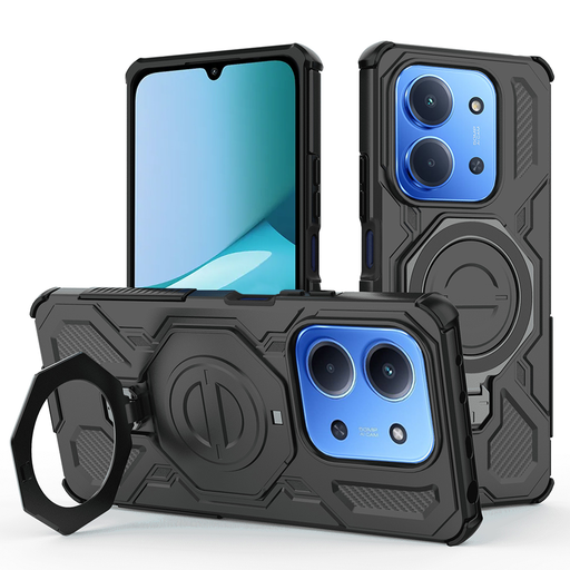 Xiaomi Redmi 15C 4G / Redmi 15C 5G Techsuit Carbon Shield PRO - Black tok Xiaomi Redmi 15C 4G / Redmi 15C 5G Techsuit Carbon Shield PRO - Black tok