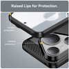 Huawei Pura 80 Pro / 80 Ultra Fekete Techsuit Carbon Silicone tok - 3. kép
