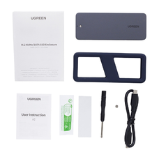 UGREEN CM777 M.2 NVMe/SATA SSD ház 2.5/3.5 hüvelykes 20G